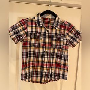 Boy’s plaid button up